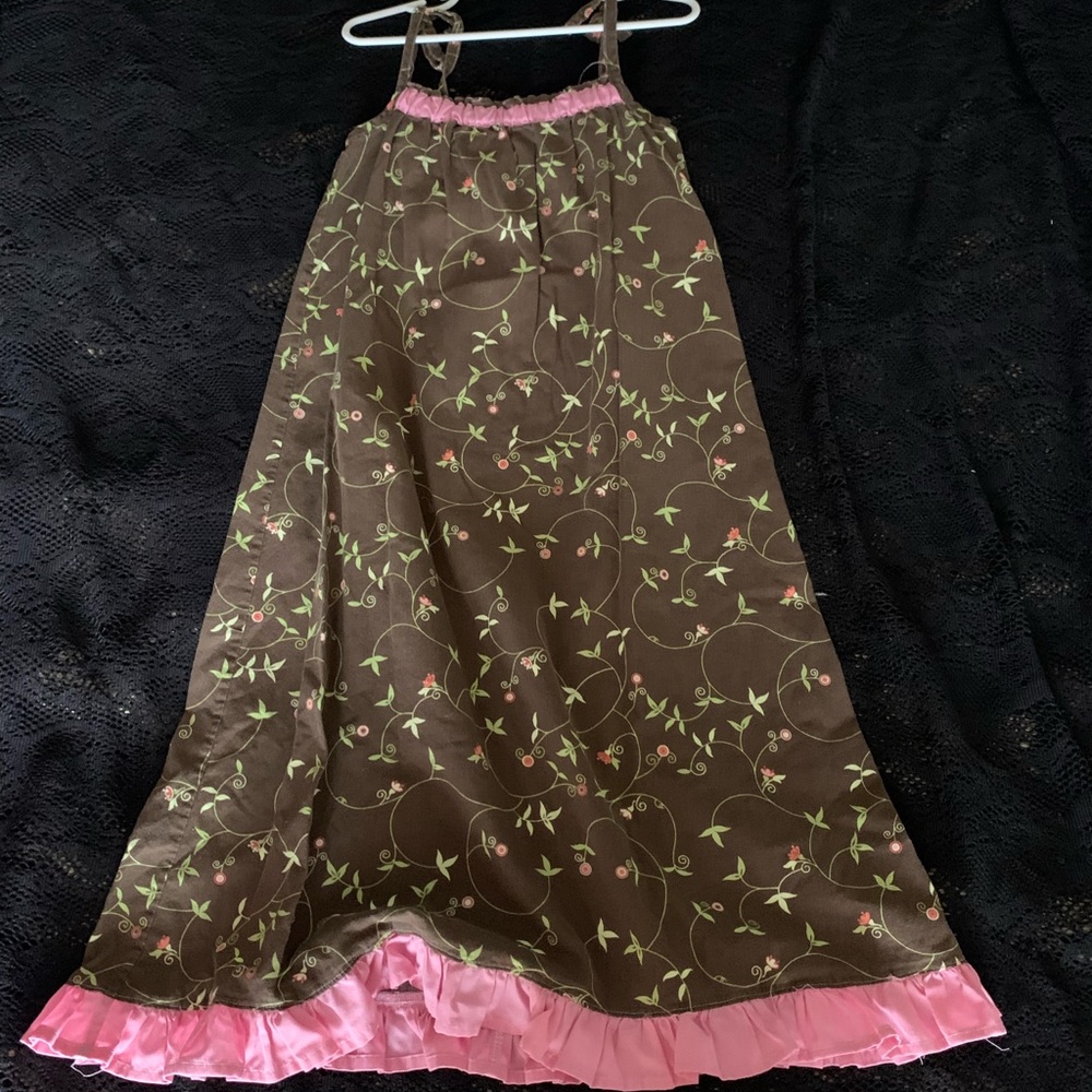 Girls Handmade Floral Nightgown